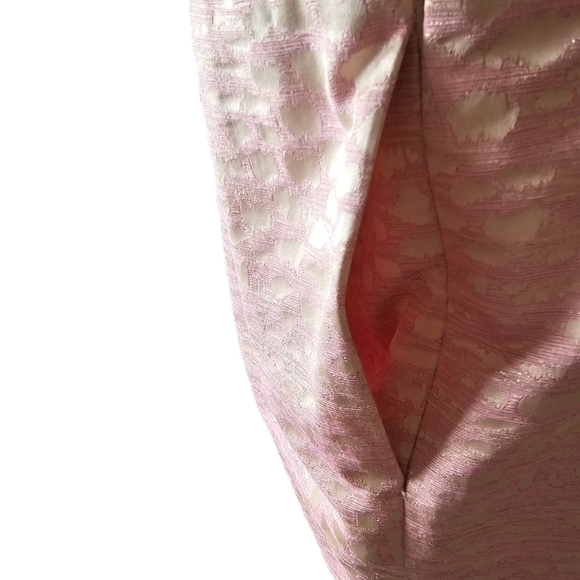 Ports international blush pink midi dress modest and classy fully lined size 8 - Picture 10 of 11